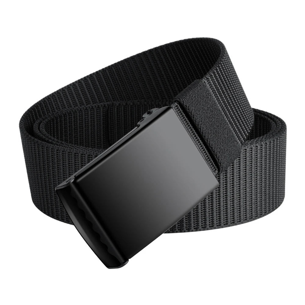 Newest Metal Buckle Tactical Belt Men's Canvas Military Belts Casual