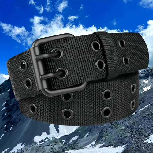 Big Size 120-140cm New Men Breathable Nylon Fabric Belt outdoor
