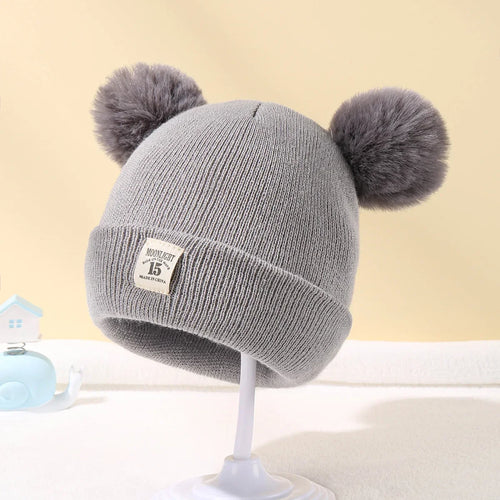 Children's Caps Baby Wool Hat Children's Thick Hats Warm Earmuff