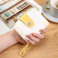 Japanese Cute Kitten Ladies Short Wallets Student Card Holder Bag with