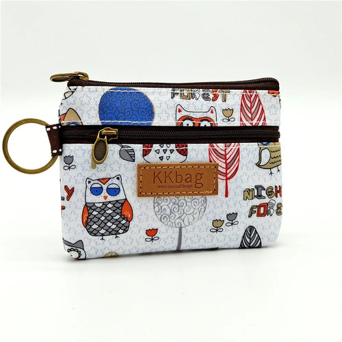 Cute Animals Wallet Zipper Purse Cartoon Small Coin Purse Lightweight