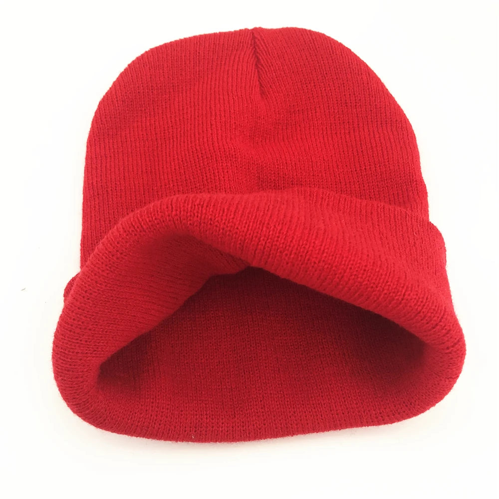 Winter Hat for Woman New Beanies Knitted Fluorescent  Girls Autumn