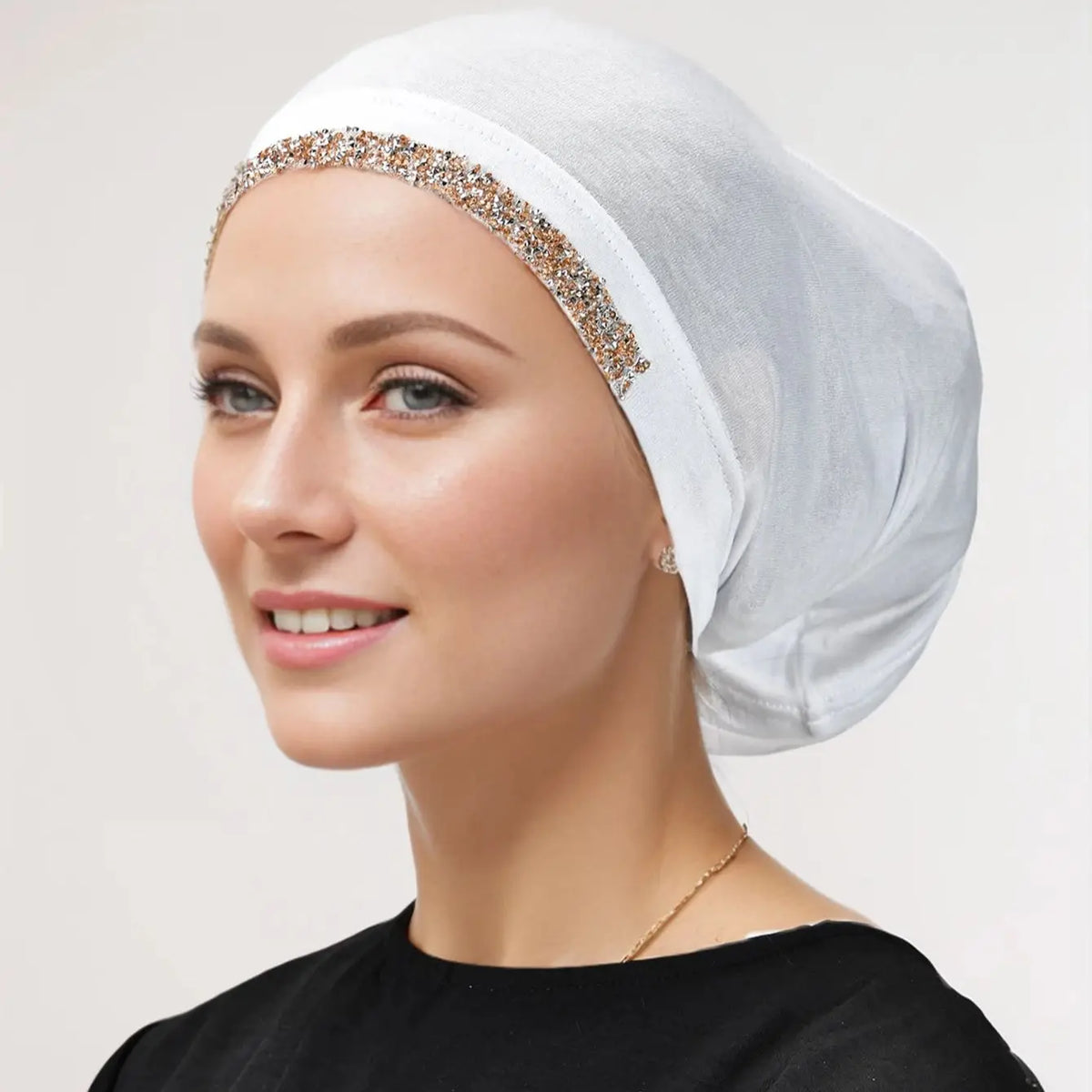 Solid Diamond Modal Jersey Inner Cap – Underscarf Hijab Band