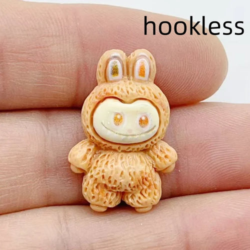 10pcs Cartoon Resin Animal Charm Pendant Earrings Keychain Bracelet