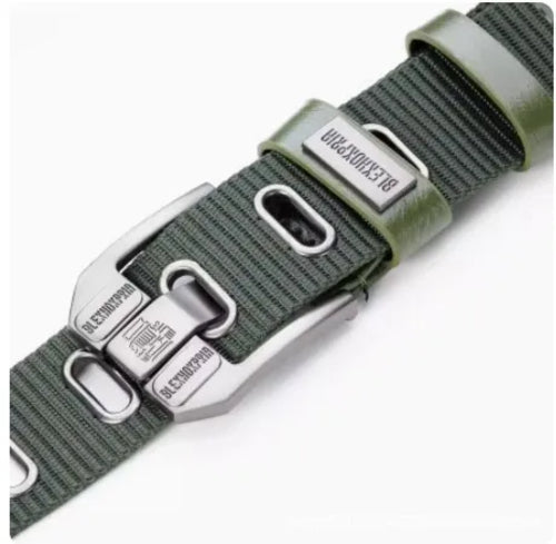 Men Pin Buckle Belt Canvas Belt Men'Fashion Nylon Belt, Jeans Belt,