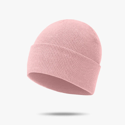 Autumn And Winter Warm Woolen Hat Solid Color Cold-proof Knitted Hat