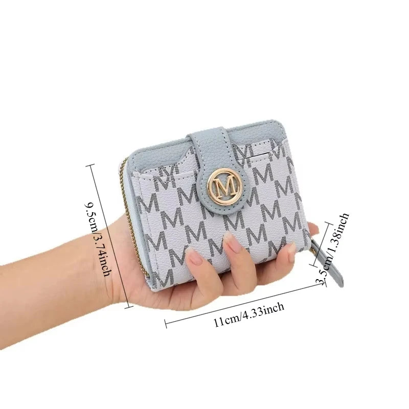 Women's Wallet for Multiple Card Slots, Cash Pocket, Retro Style Mini