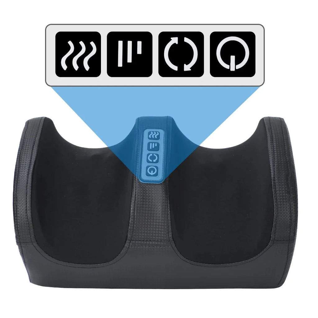 Electric Foot Massager Shiatsu Kneading Deep Tissue Relax Heated