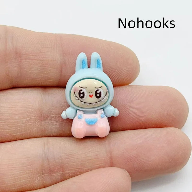 10Pcs Kawaii Rabbit Strawberry House Resin Charms Lovely Cartoon