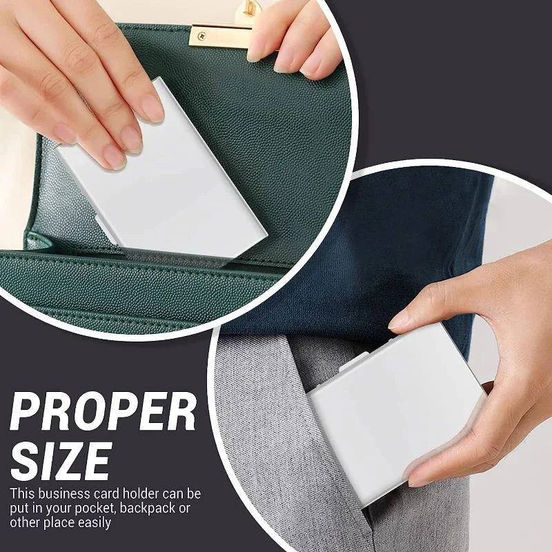 Antitheft ANTI Rfid Blocking ID Bank Credit Card Holder Wallets Men