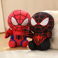 Hot Sels Anime Spider Man Plush Doll Kawaii Cute Cartoon Red Black