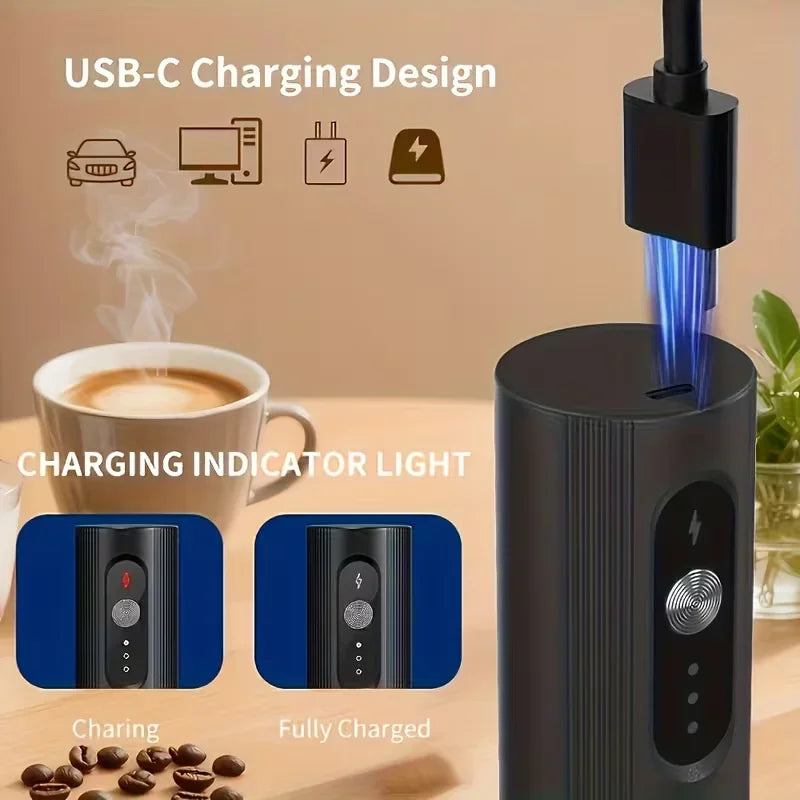 Electric Coffee Milk Foaming Mixer Coffee Creamer Whisk Handheld Egg