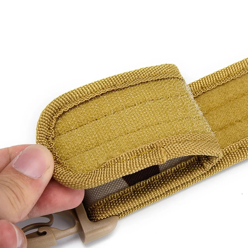 Men's Belt Outdoor Camouflage Tactical Belt Oxford Cloth Belt