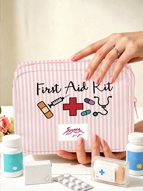 1PC Large Capacity Medicine Bag Travel Portable Medical Bag Home