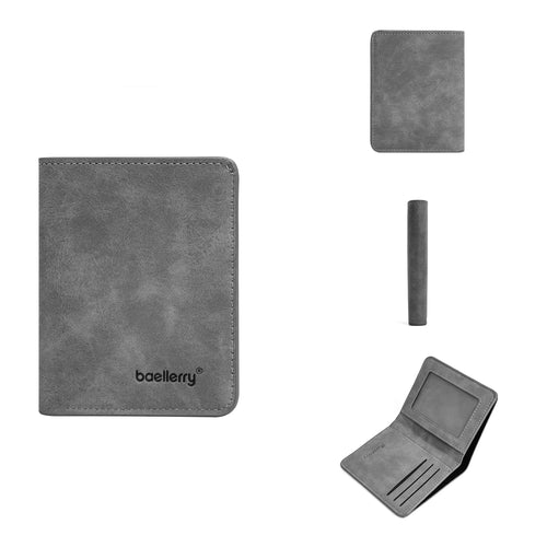 Thin Sanded Leather Multi-Card Driver's License Card Holder Simple
