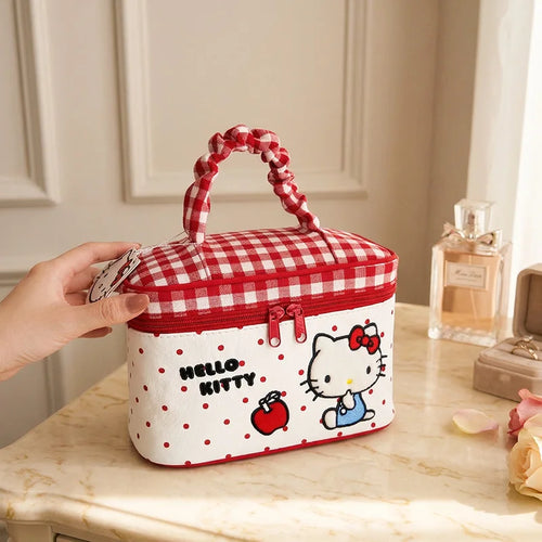 Hello Kitty Cosmetic Bag Large Capacity Travel Makeup Organizer with