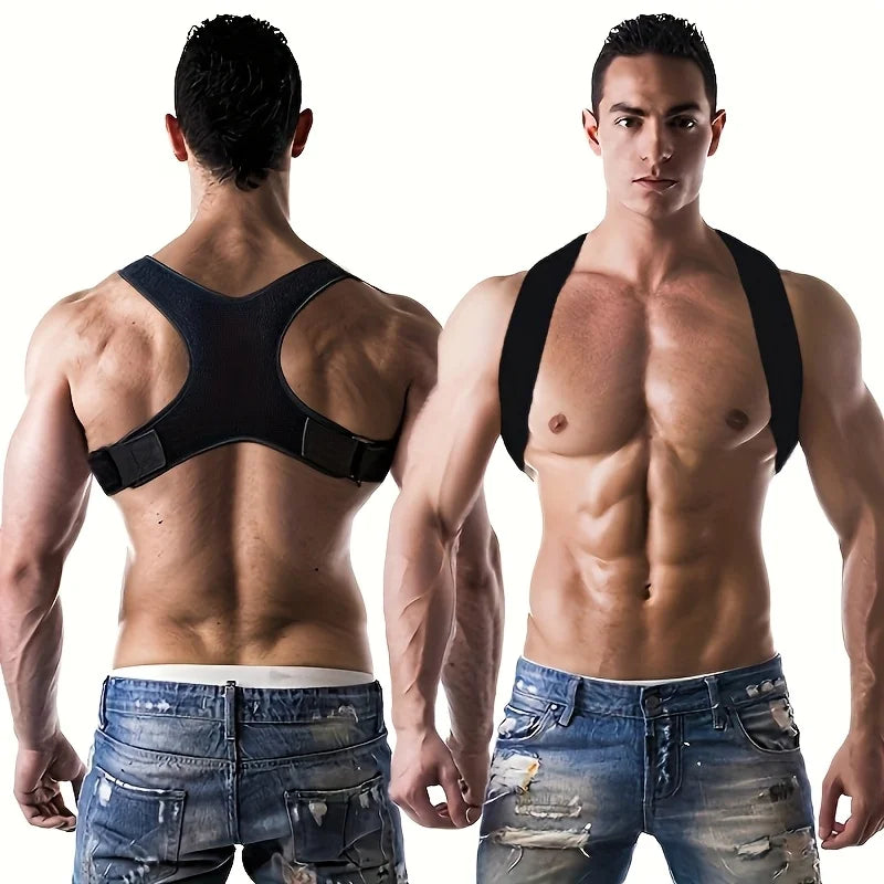 Adjustable Posture Corrector Back Support Belt- Breathable, Non-Slip,