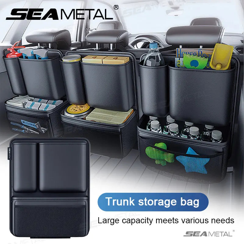 SEAMETAL Car Seat Back Hanging Bag Rear Seats Headrest Storage Bag for