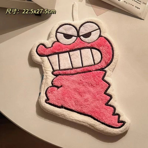 New Crayon Shin-chan Anime Cartoon Hand Towel Cute Hanging Style Super