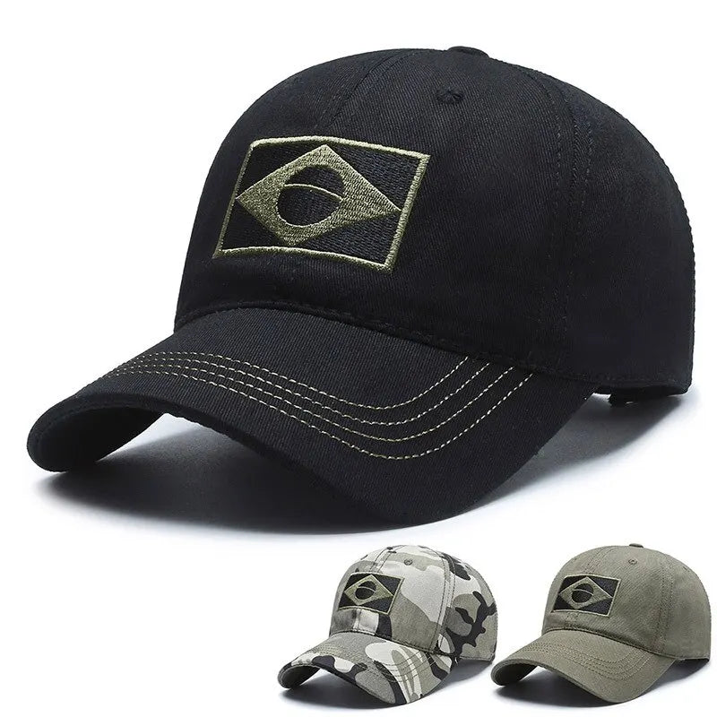 Camouflage Baseball Cap Adjustable Military Style Sun Hat Breathable