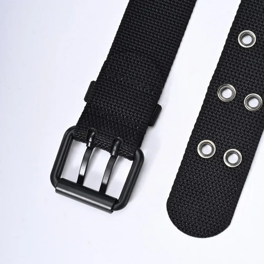 Big Size 120-140cm New Men Breathable Nylon Fabric Belt outdoor