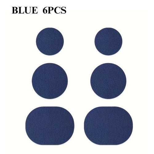 6 Pcs Self-Adhesive Shoe Patches, Strong Waterproof Repair for Holes,