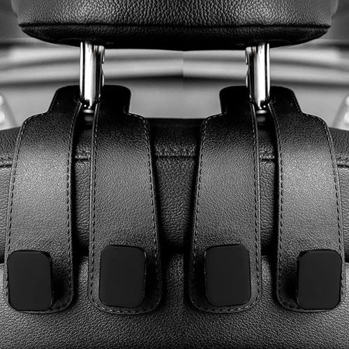 Car Headrest Hooks Hanger for Bags Seat Back Organizer Holder Clips