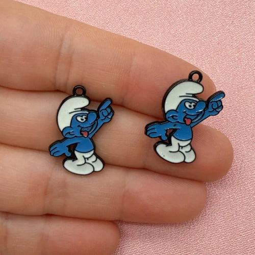10pcs Cartoon Anime DIY Jewelry Accessories Alloy Drip Oil Pendant