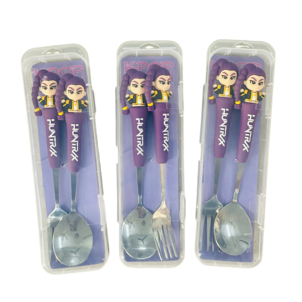 Anime Hunters Girls Lumi Mila Zoi Spoon Fork 304 Stainless Steel