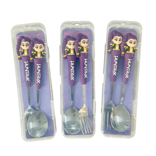 Anime Hunters Girls Lumi Mila Zoi Spoon Fork 304 Stainless Steel