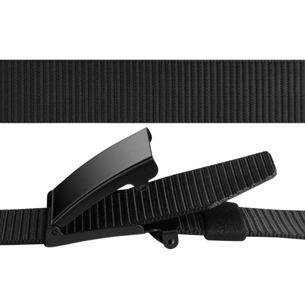 Newest Metal Buckle Tactical Belt Men's Canvas Military Belts Casual