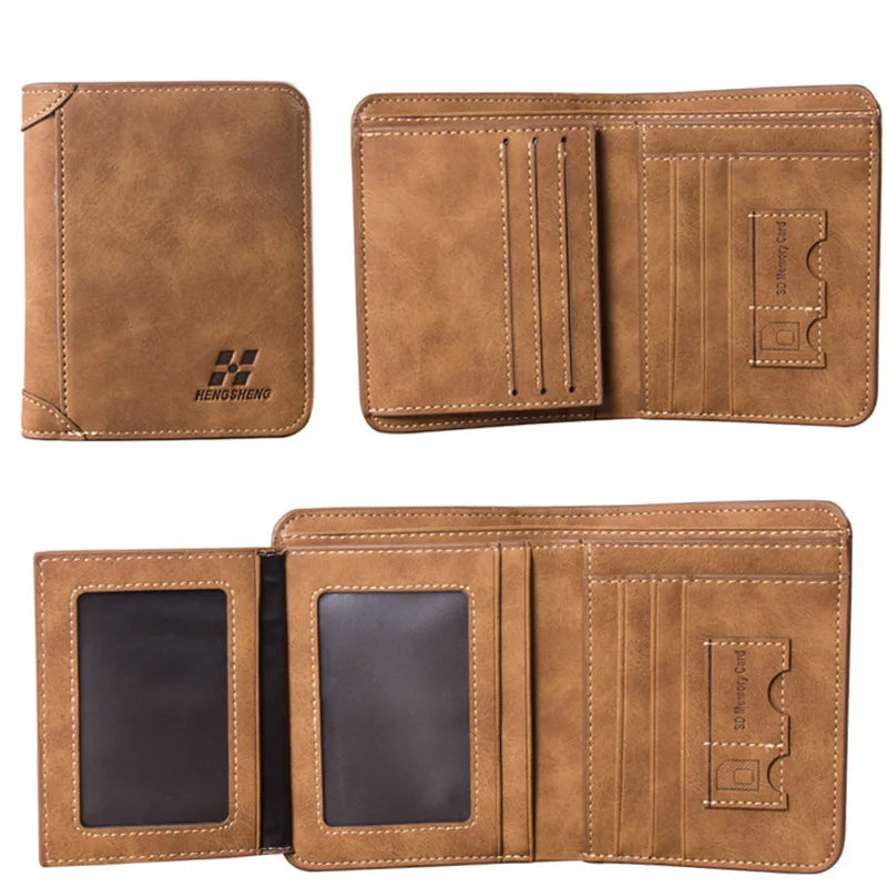 New Men Wallets Credit Card/ID Holder Vintage Brand Male Wallet High
