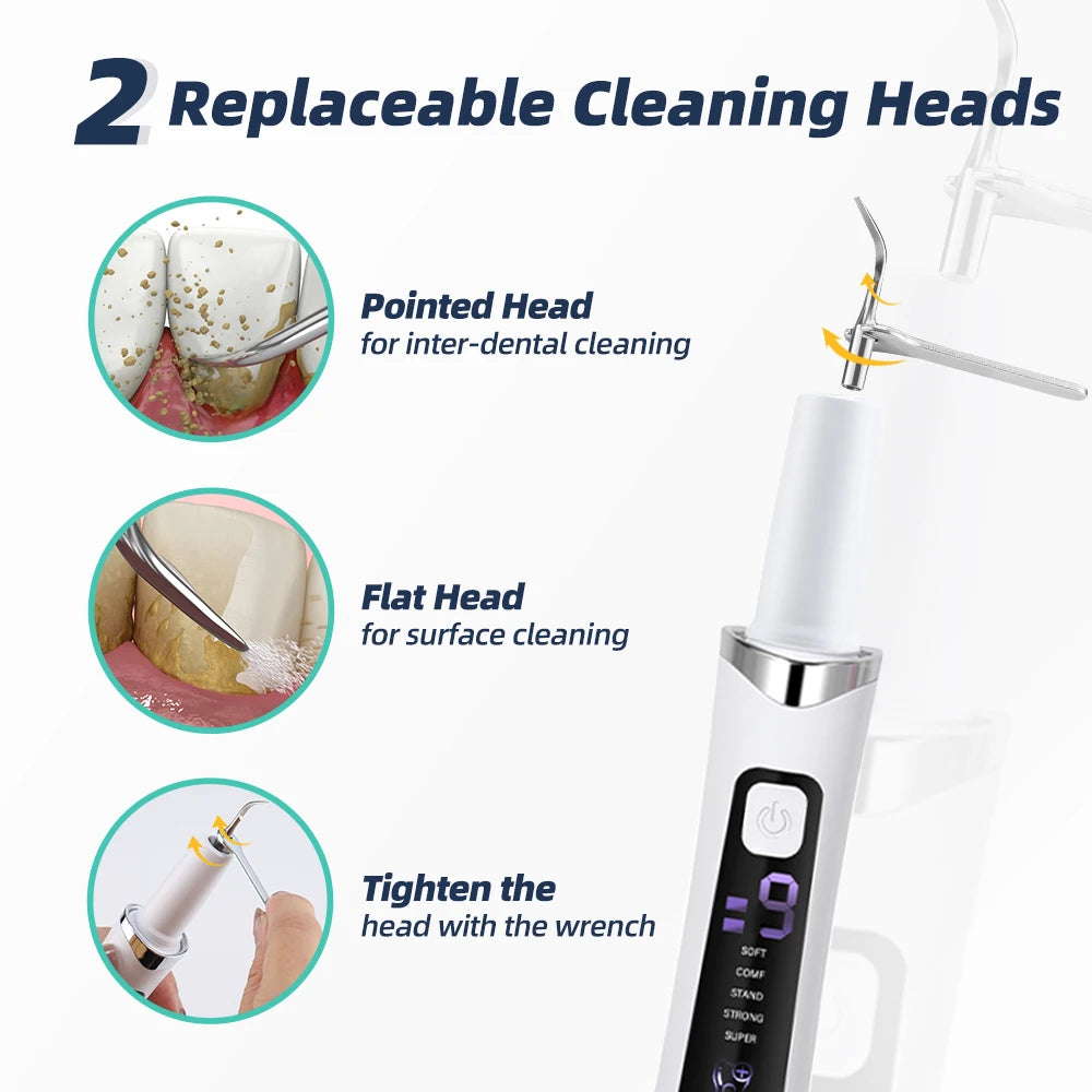 Electric Ultrasonic Dental Scaler 5 Modes Calculus Oral Tartar Remover