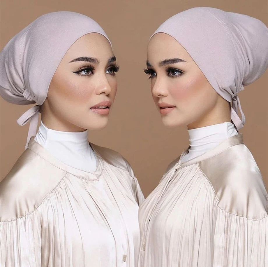 Soft Modal Turban Hat – Inner Hijab Cap & Underscarf