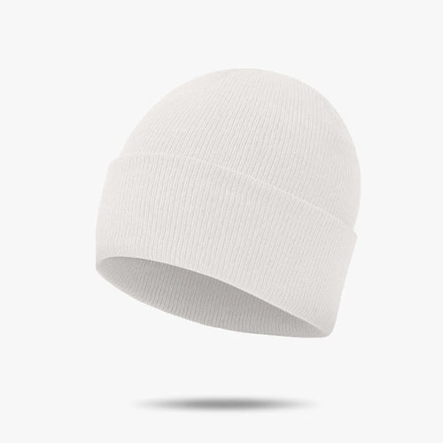 Autumn And Winter Warm Woolen Hat Solid Color Cold-proof Knitted Hat