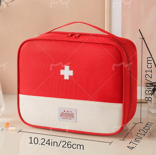 Large Capacity Medicine Storage Bag, Portable Pill Organizer for Home
