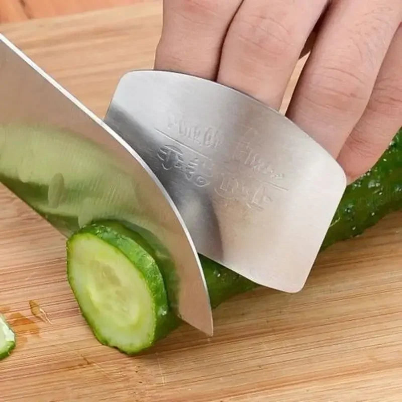 Stainless Steel Finger Guard for Food Preparation