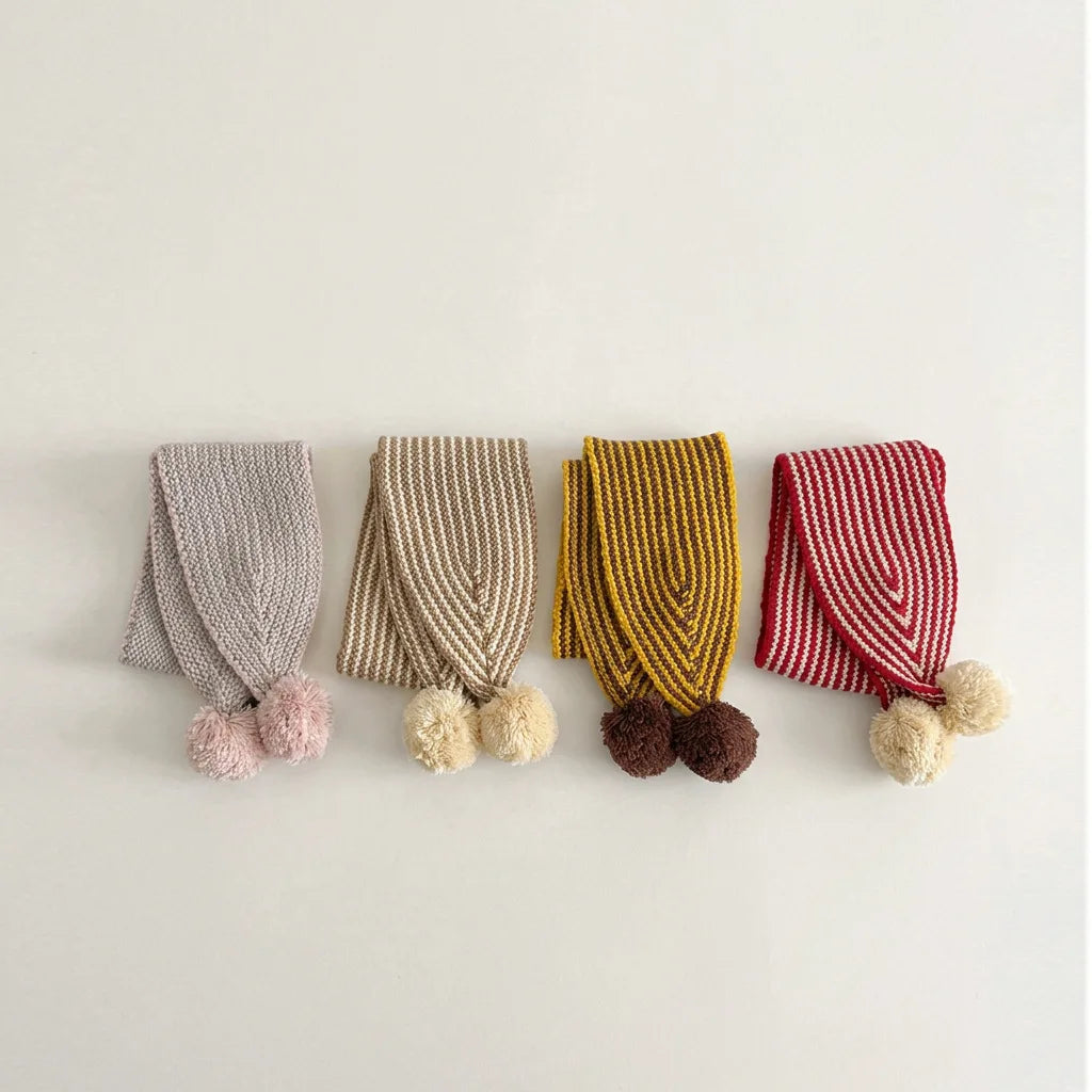 MILANCEL Children's Hat and Scarf Set 2-6T Winter Warm Kids' Scarves