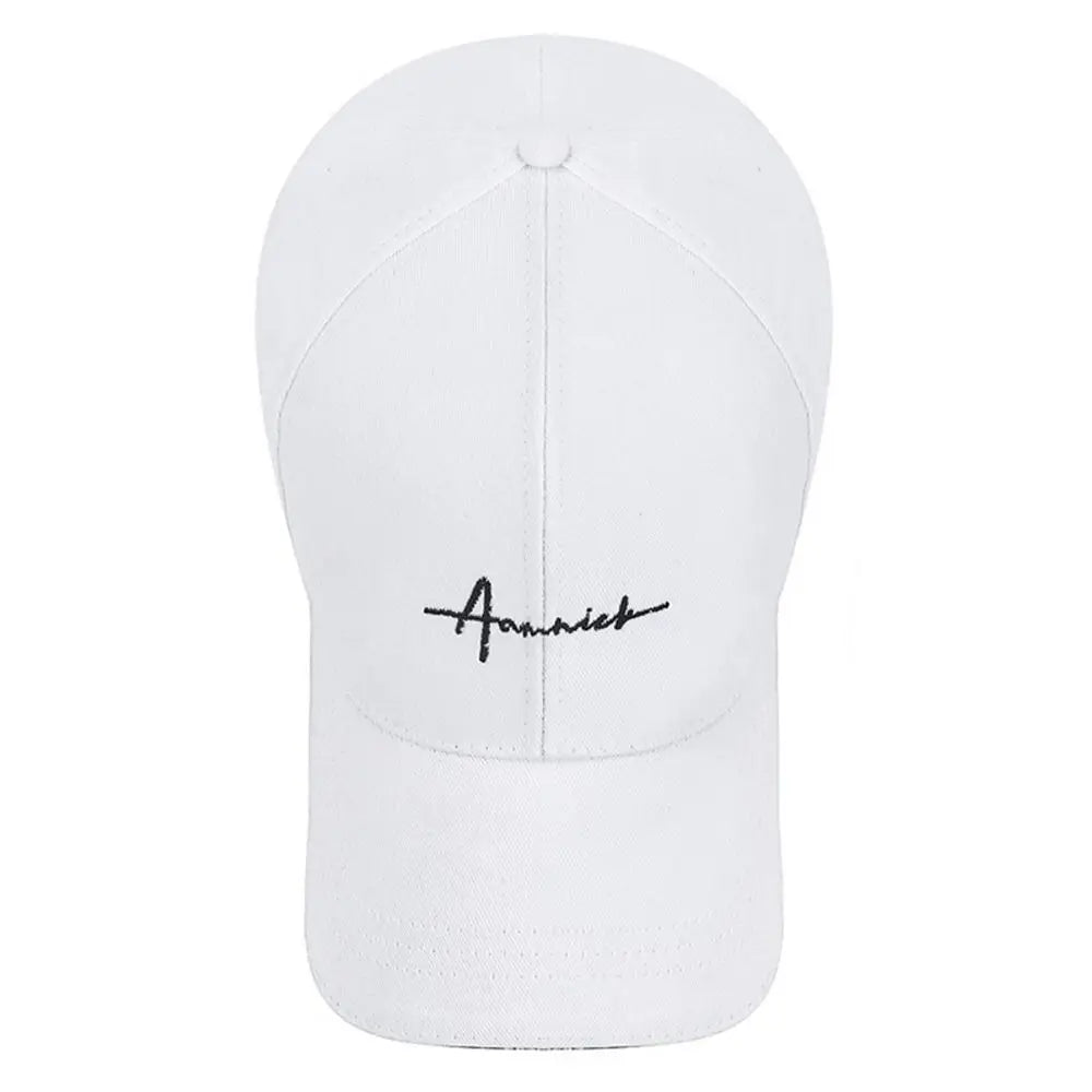 Breathable Adjustable Sun Hats Cotton Solid Color Baseball Cap UV