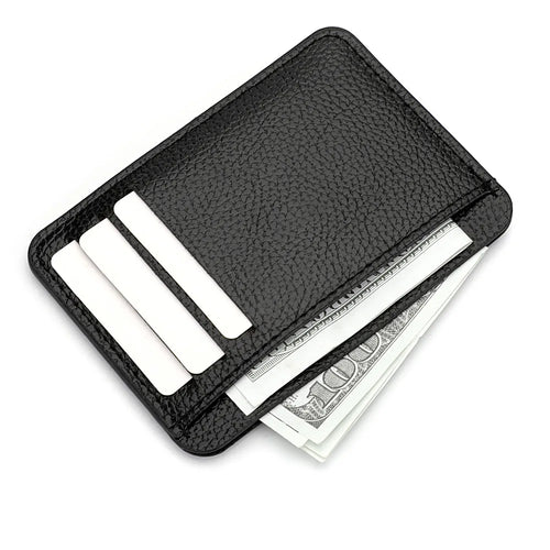 1Pc New Ultra-thin Soft Wallet PU Leather Mini Credit Card Wallet
