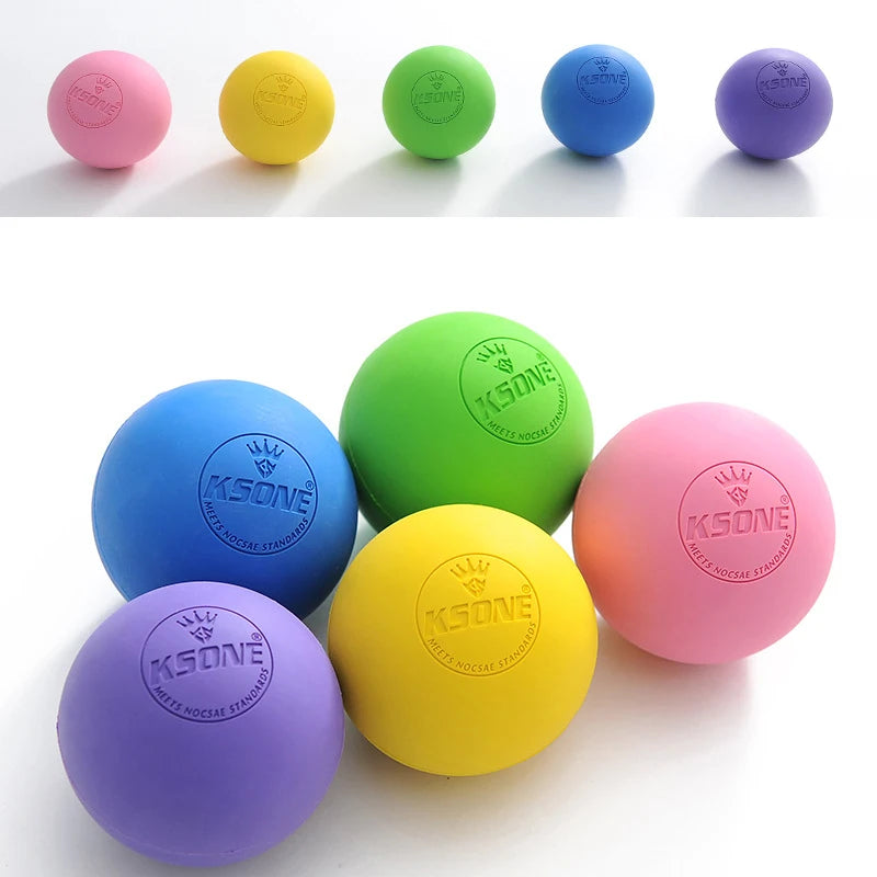 Rubber Fascia Massage Ball Lacrosse Balls Yoga  fitness Exerciser Deep