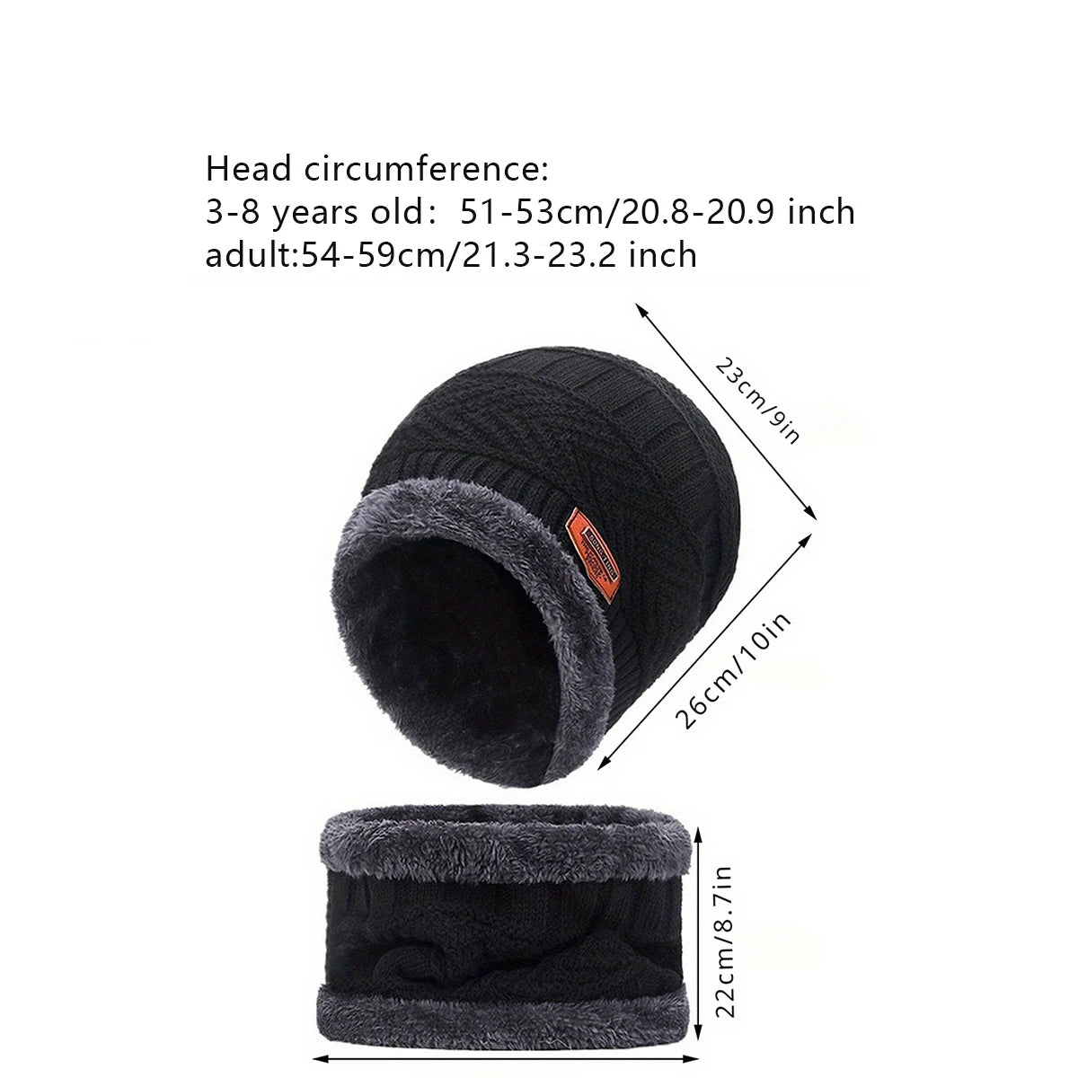 2/4pcs sets Winter Warm Velvet men Hat Scarf Gloves Set For men and