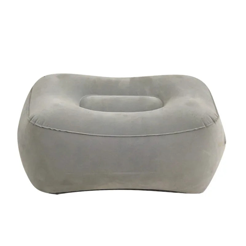 Inflatable Footrest Pillow PVC Foot Rest Air Pillow Cushion for Travel