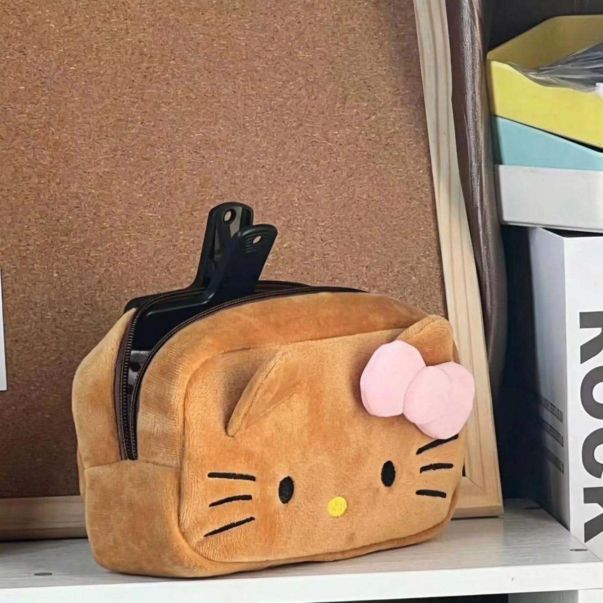 Hello Kitty Storage Bag Cartoon Pencil Case Stationery Supplies Large