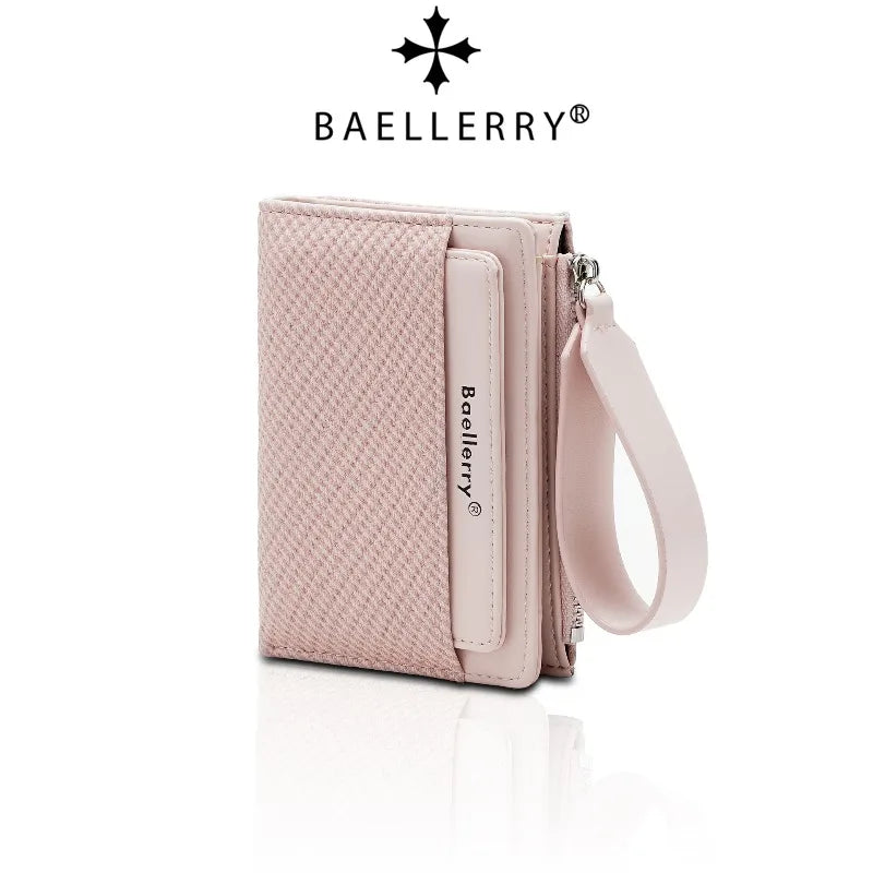 Baellerry Fashion Zipper Wallets Buckle Coin Purse Hand Women's Short