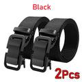 Men's Belt Tactical Full Metal Automatic Buckle Waist Belt Nylon