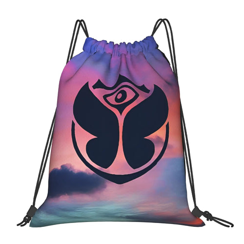 Tomorrowlands  Drawstring Backpack Sackpack Water Resistant Bags