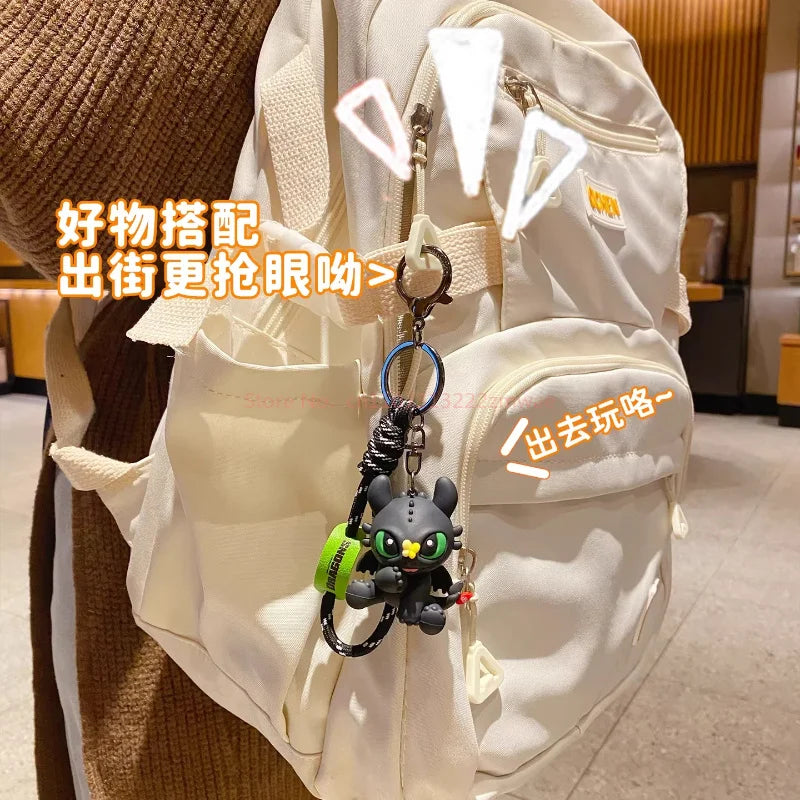 Authentic Dragon Taming Master Flying Toothless Boy Keychain New Bag