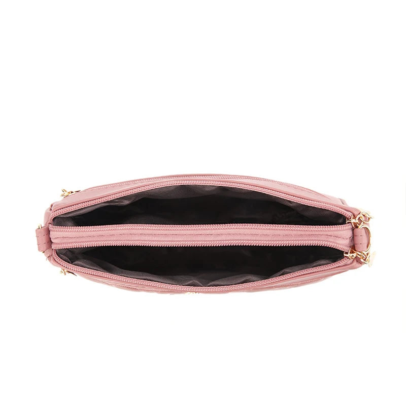 PU Leather Crossbody Bags Zipper New Fashion Shoulder Bag for Women