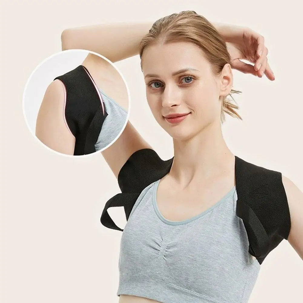 Adjustable Posture Corrector Back Support Belt Elastic Shoulder